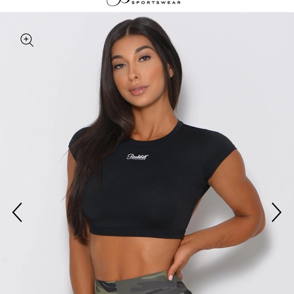 Bombshell sportswear open back tee - Picture 2 of 9